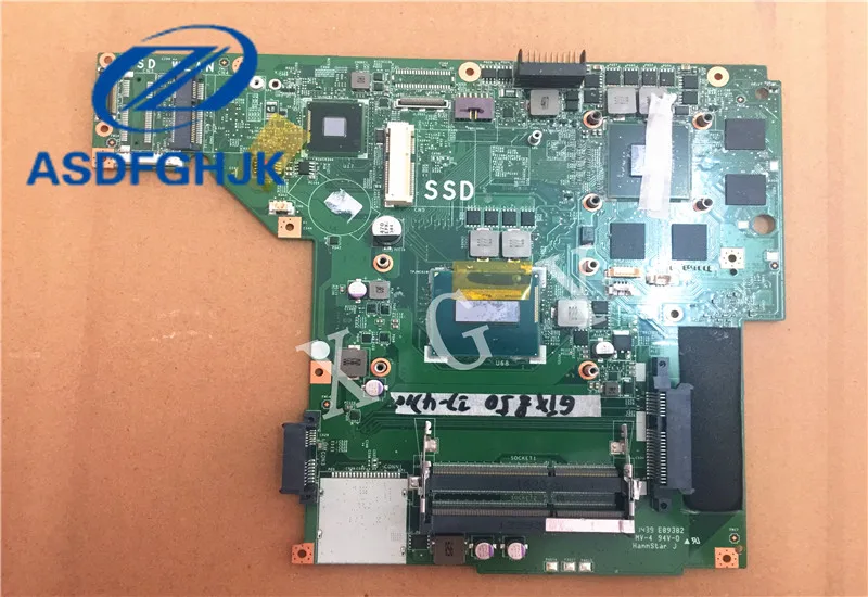 Материнская плата Latop для MSI GE70 ms 1759 VER 1 0 материнская MS 17591 SR1PX N15P GX A2 DDR3L не