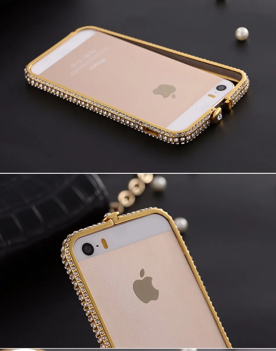 Bling Diamond Frame Bumber For Iphone 5 5S SE 1 (10)