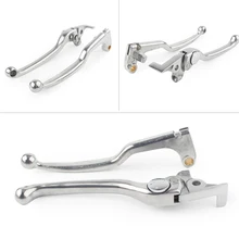 Leviers d'embrayage de frein chromés pour moto, en aluminium, pour Yamaha FZ1 FZ6 FZ8 (2001, 2002, 2003, 2004, 2005)