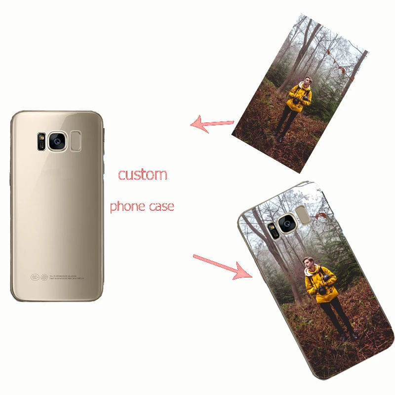 

Custom Phone Cases Name DIY Design Silicone Soft Cover for Samsung Galaxy Note8 Note9 Note5 S6 S7 S8 S9 edge plus