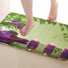 Свеча стиль Коврики для улицы, смешной Противоскользящий коврик для ванной, дверные коврики, дверные коврики под входную дверь