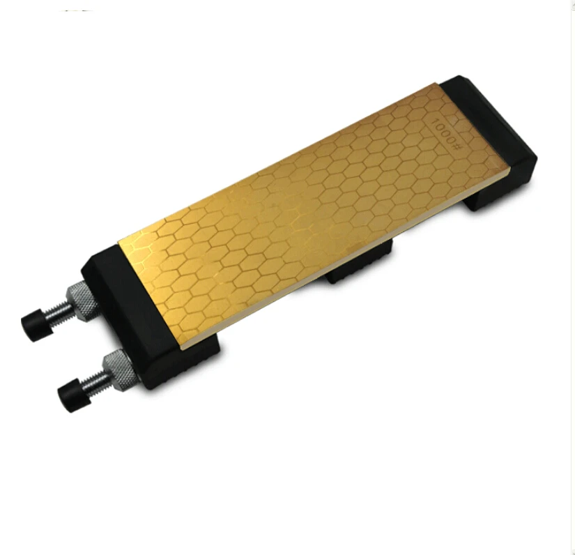 

Kitchen knife diamond whetstone sharpener Honeycomb type 400/1000 Grit add Rubber base 8