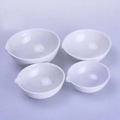 

250ml Ceramic Evaporating dish Round bottom with spout For Chemistry Laboratory