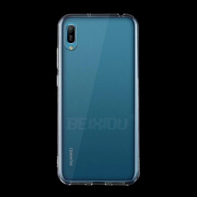 Чехол для huawei Y6 2019 TPU прозрачный мягкий чехол из силикона 6 09 защитный задней