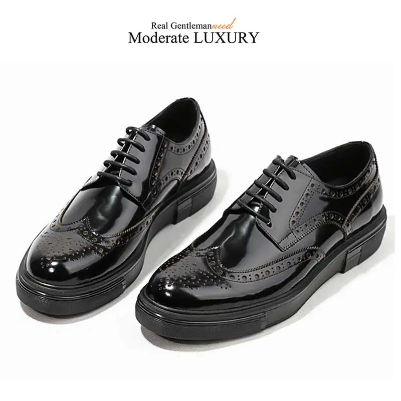 Туфли Мужские Лакированные Черные Купить