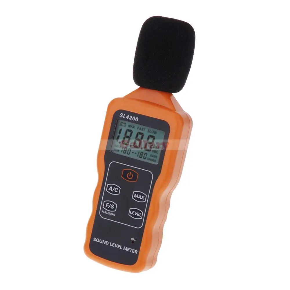 Lcd Digital Sound Level Meter Noise Measuring Instrument Db Decibel Decibelmeter Monitoring