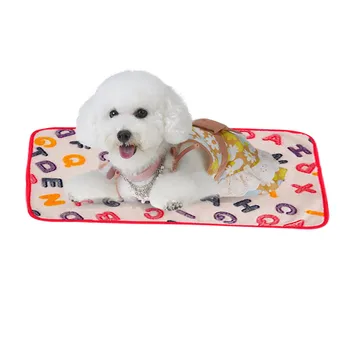 

Pet Mat Pet Sleep Paw Print Dog Cat Mat Double-sided Puppy Blanket Beds Pet Mats Dog Accessories Haustier Matte
