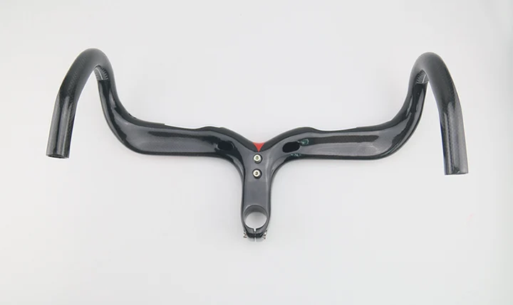 RXL SL Bike Carbon Road Handlebar 3K Gloss Bicycle Handle bar Ultra light Integrated Handlebars and Stem Carbon Handlebar
