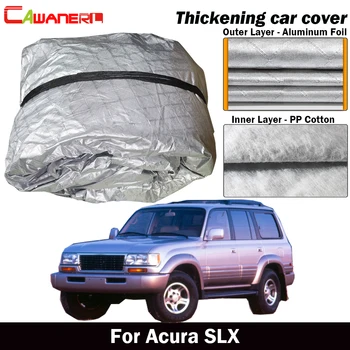 

Cawanerl For Acura SLX Thick Cotton Car Cover Waterproof Anti-UV Sun Shade Rain Snow Hail Resistant SUV Cover