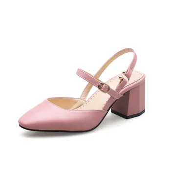 

18 years spring and summer new casual and comfortable thick with the middle size code 32-46 Baotou sandals 1822