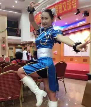 

Street Fighter CHUN LI cosplay costume kimono