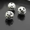 10PCS 8MM 10MM 14MM Antique Style Zinc Alloy with Leaf Vine Hollow Round Beads Spacer Beads Diy Jewelry Findings Accessories ► Photo 3/5