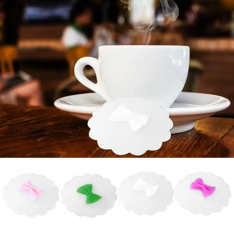 Reusable Bowknot Universal Silicone Stretch Cover Heat-resistant Food Fresh Keeping Wrap Bowl Cover Seal Cup Lid