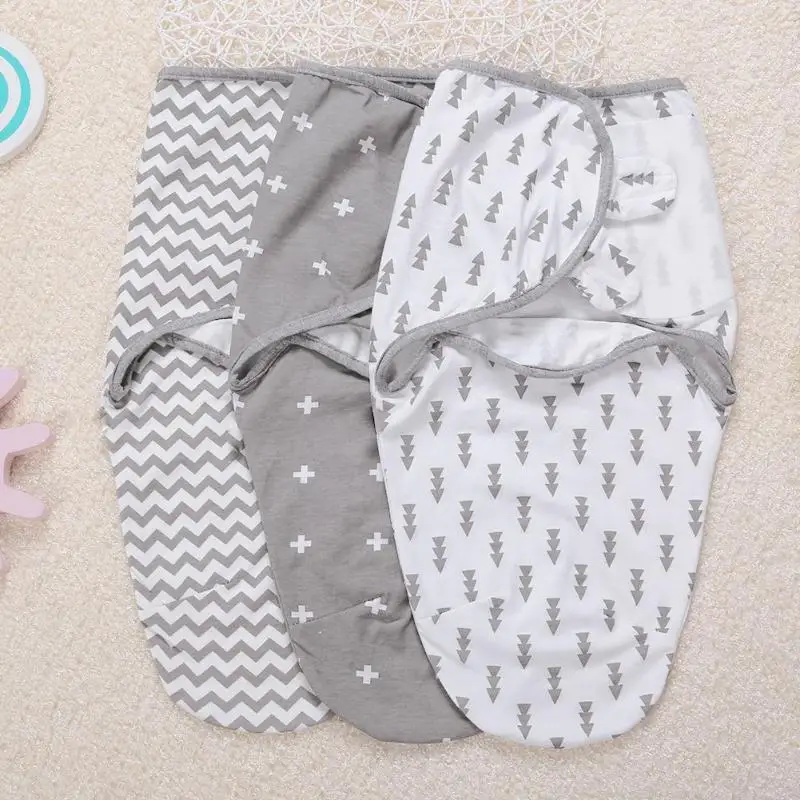 Детский Пеленальный Конверт для новорожденных мягкий хлопок 0-3 месяцев спальный комплект для младенца кормления одеяла конверт для ребенка мягкий шарф