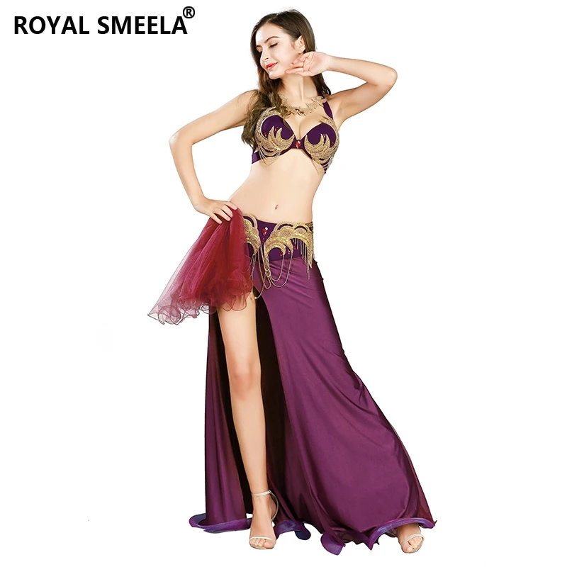 Belly Dance Costume Professional Stage Performance Wear Women Belly Dancer  Outfit Sequin Bra Belt Skirt Sexy Belly Dance Wear - Belly Dancing -  AliExpress