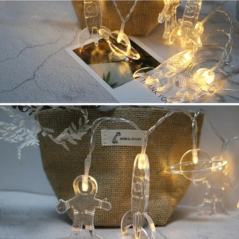  LED Christmas Lights Spaceman Light String Battery Fairy Lights 1020Led String Wedding Children Birthday Decor Party Supplies (1)