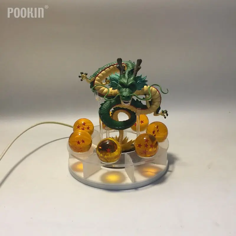 Dragon Ball фигурки Shenron Strength Bombs Luminaria светодиодный светильник ning Ball ночной Светильник праздничный подарок для комнаты декоративная лампа - Испускаемый цвет: Green Dragon