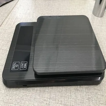 

Electronic Coffee Scale with Timer Digital Kitchen Food Scale for Cooking Baking Weighing with Precision Sensors Black Jun 25