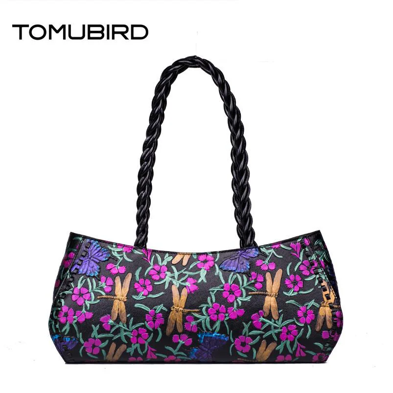 сумка женская Новый TOMUBIRD натуральная кожа женщины сумку творчески роспись