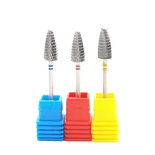 KIMAXCOLA Новинка! твердосплавное сверло для ногтей электрическая пилка для ногтей сверло твердосплавное сверло 3/32 ''высокое качество пилка для ногтей F0613