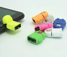 Симпатичные 2 в 1 Мини Micro USB OTG Адаптер для Android Смартфон Планшет и КОМПЬЮТЕР