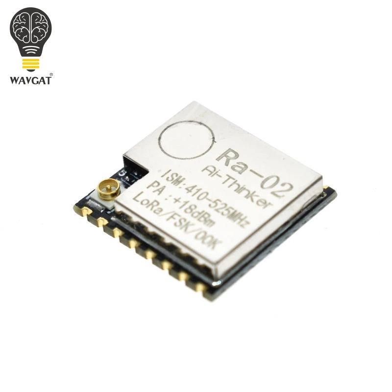 WAVGAT Ra-02 LoRa SX1278 433 м 10 км беспроводной модуль передачи спектра IPEX Разъем DIY комплект для SPI GPIO интерфейс