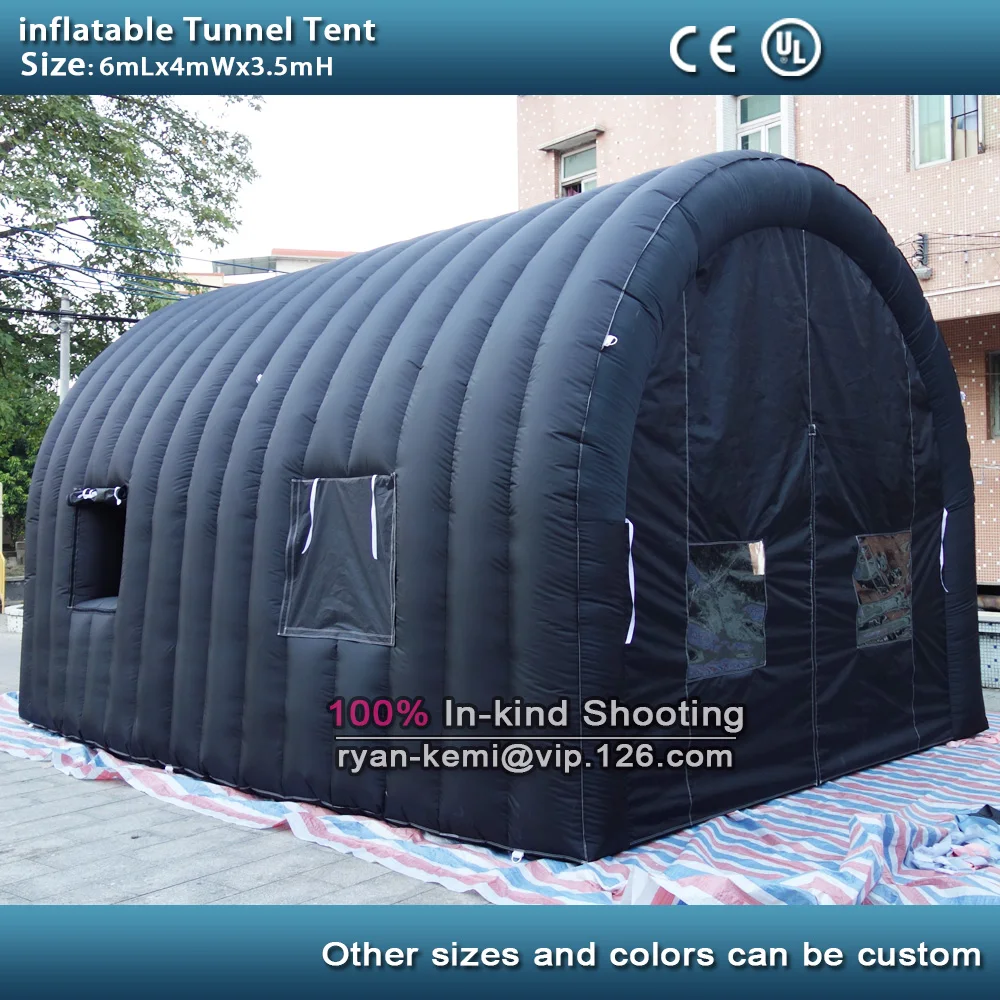 black-inflatable-tunnel-tent