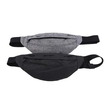

New Degin Men Waist Bag Fashion Casual Men'S Canvas Fitness Pockets Casual Portable Waist Bags Male Gift