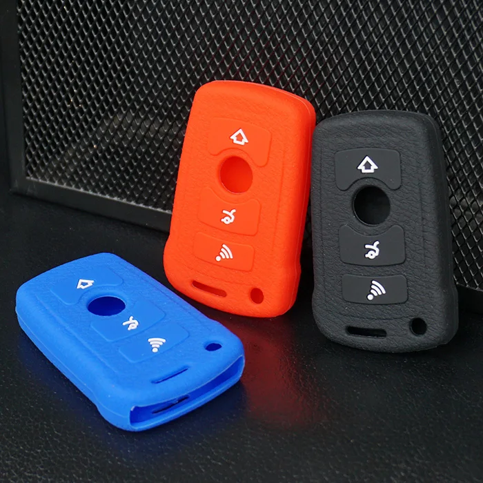 Силиконовый резиновый чехол для брелока защитный дистанционного управления BMW 7