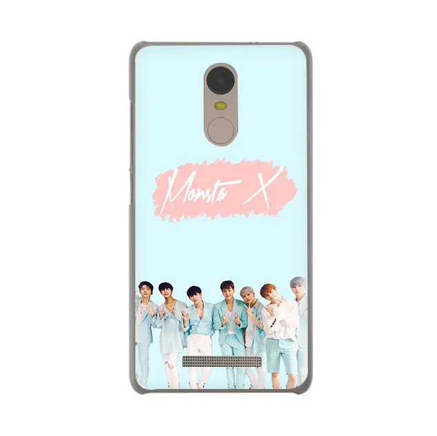 Жесткий чехол для телефона Monsta X KPOP Boy Group Xiaomi Redmi 5 Plus GO 6A S2 Note 8 6 7A Pro 4x K20