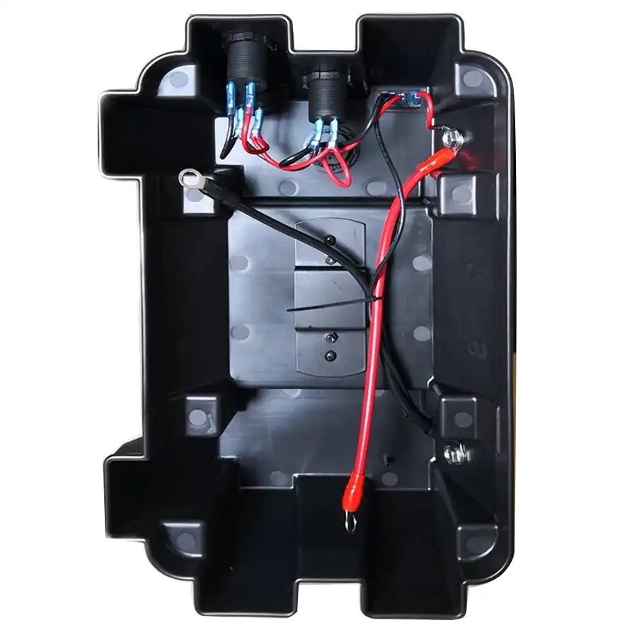 Multifunctional Battery Box With Voltmeter Guage Usb Charger For Boat Rv Car Truck Marine Aliexpress