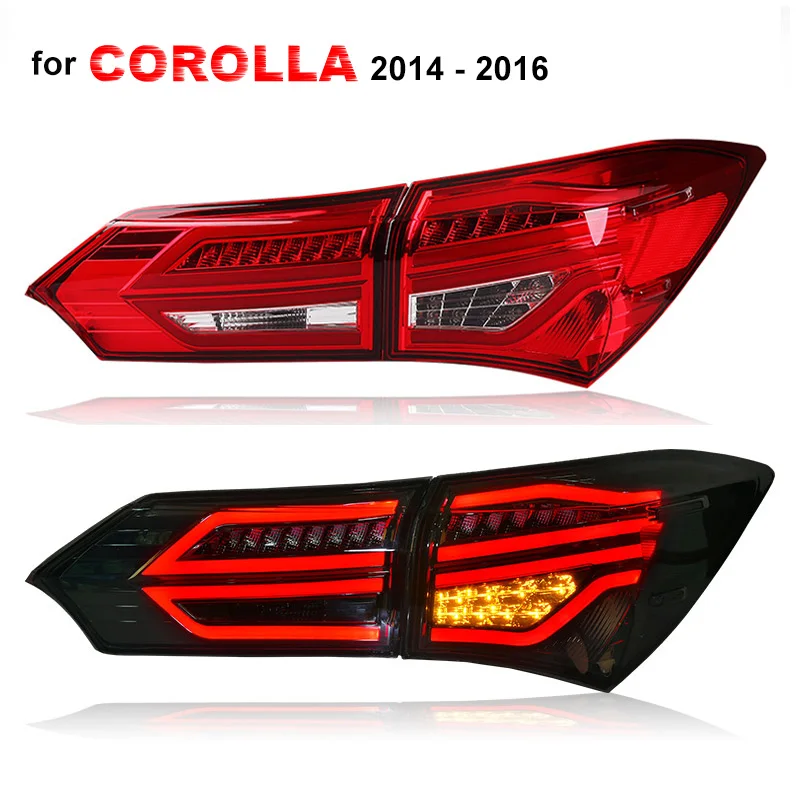 

LED Tail lamp for Toyota Corolla 2014 2015 2016 Left and Right side LED Tail Light Running Light Reverse Lamp