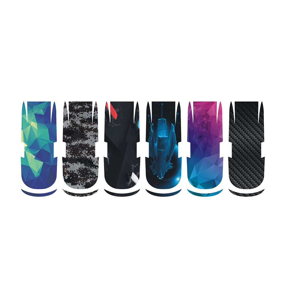 

6 Colors (6 Pieces/lot) Waterproof FPV Drone Protective PVC Skin Cover Sticker For DJI Spark Camera Drone Decals Accessories