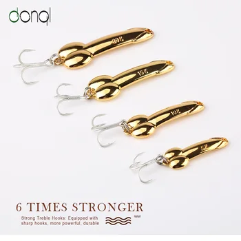 

DONQL Metal Spinner DD Spoon Bait Fishing Lure 5g 10g iscas Artificias Hard Baits Silver Gold Bass Pike Fishing Tackle