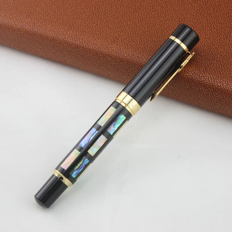 JinHao 650 или 8802 авторучка Роскошная оболочка резьба F перо для каллиграфии