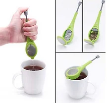 1 шт. 18*4*2 см Силиконовые ситечко для чая Чай фильтр барботер Пластик PP Пищевой OPP во-первых-класса