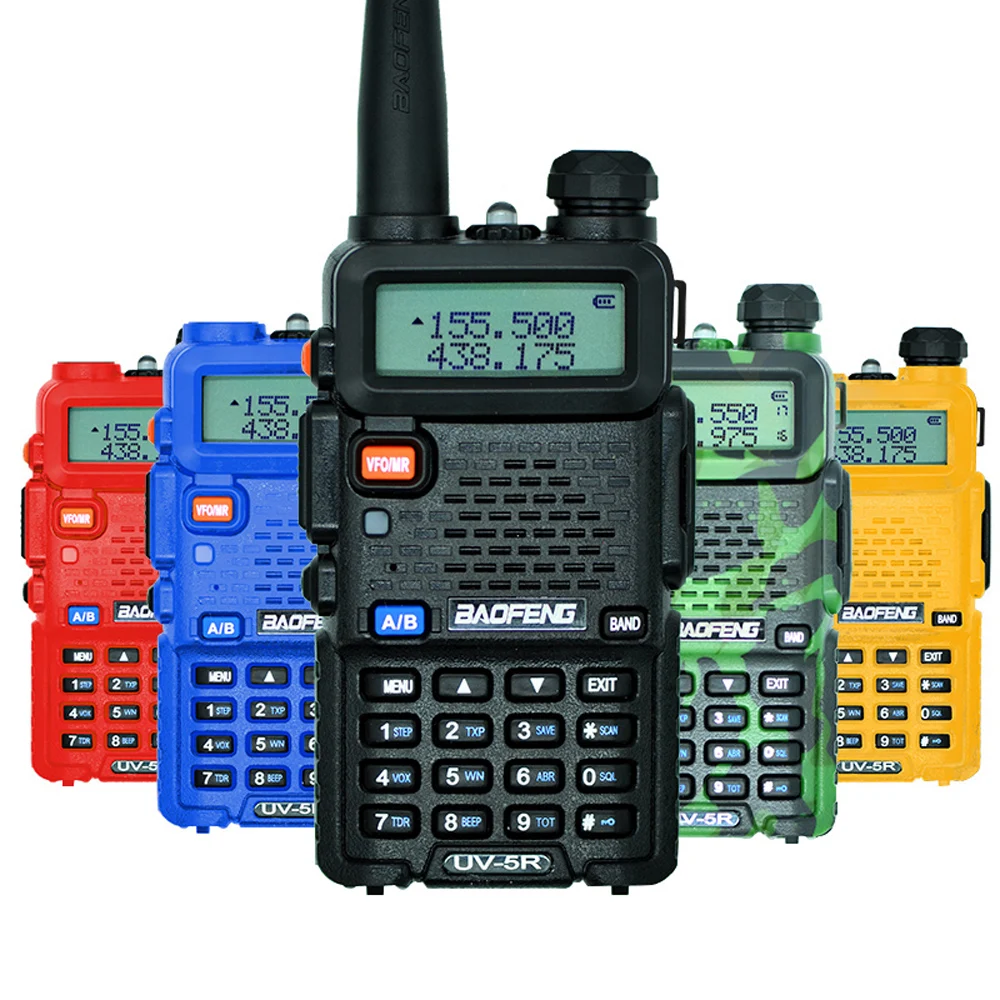 

Baofeng UV-5R Walkie Talkie 10 KM Two-Way Radio UV 5R Radio Comunicador Radio Station 128CH VHF UHF Dual-band Police Scanner