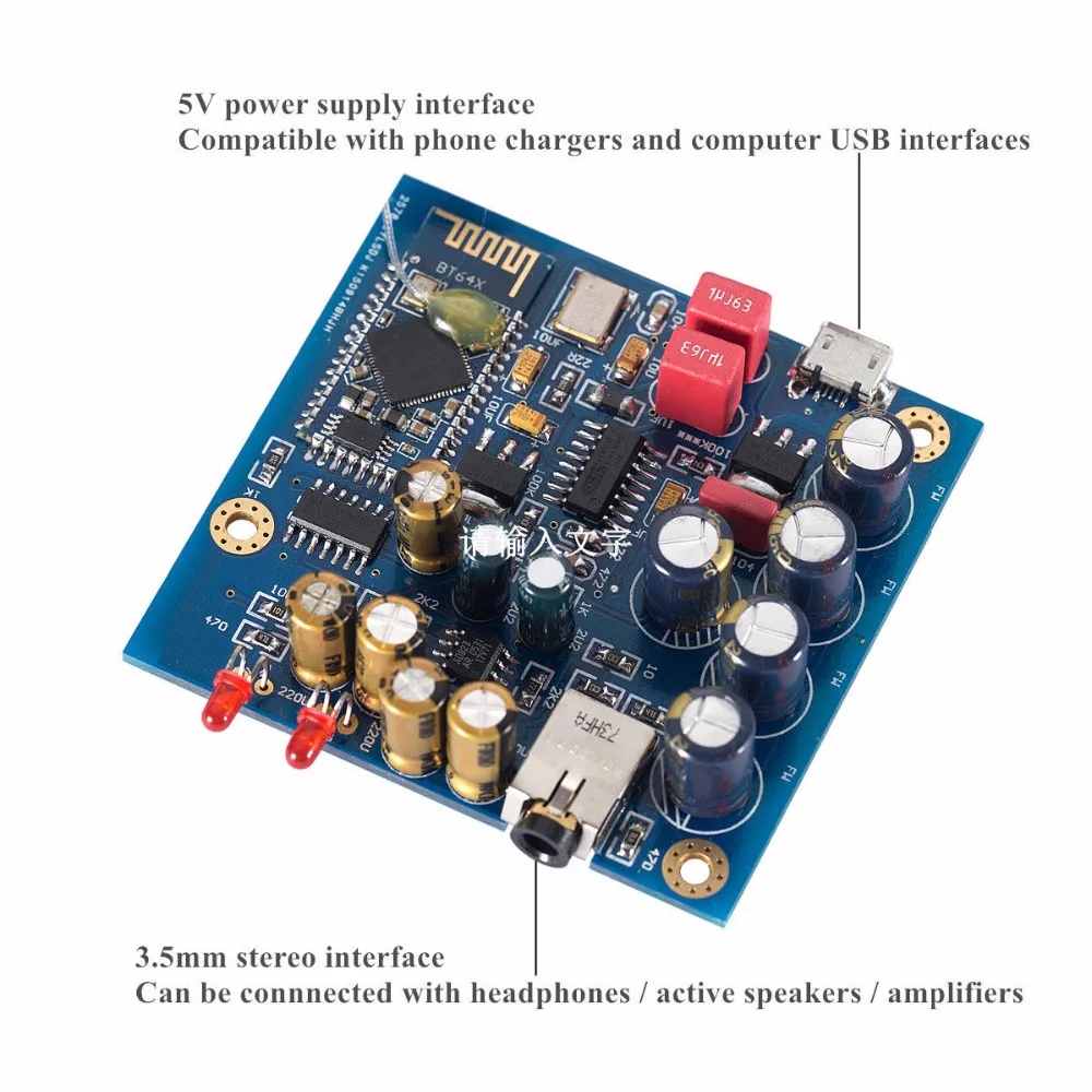 Nobsound беспроводной Bluetooth 4,2 HiFi CSR64215 ES9023 AD823 Apt-X без потерь аудио декодер DAC мини-усилитель