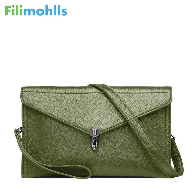 

genuine leather bag women messenger bag Women's Clutches Soft Cowhide ladies envelope clutch bag Handbags Small bolsa S1229