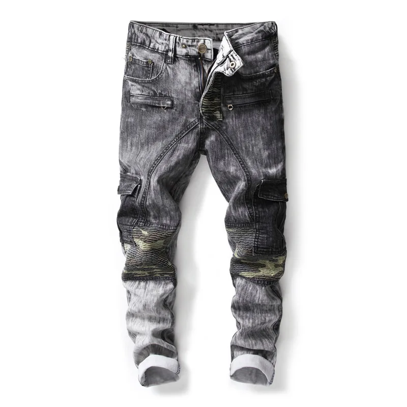 Buy 2018 Gray Color Denim Men Jeans High Quality