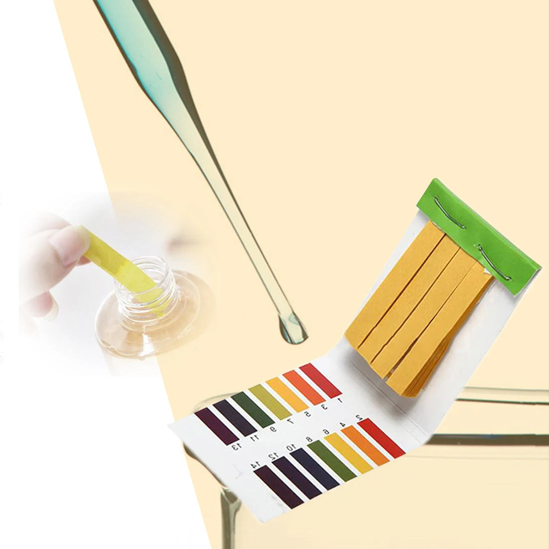 

PH Meters PH Test Strips 80 Strips Indicator Test Strips 1-14 Paper Litmus Tester