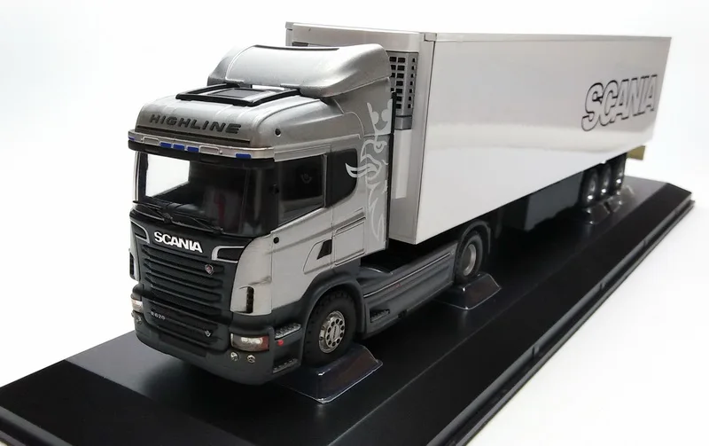 Сплавочная модель 1:50 Scania R620 логистической кабины и штора контейнер грузовик