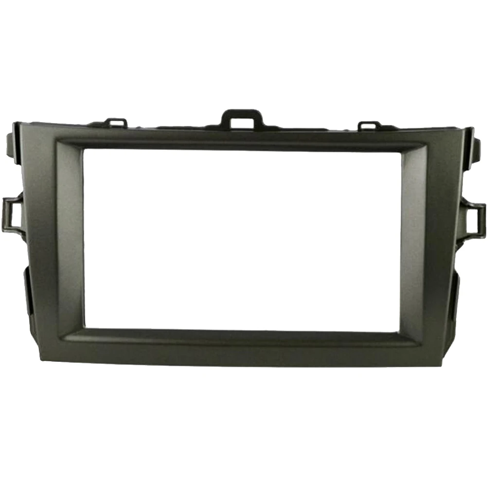 Car Dash Radio 2DIN Frame Fascia Panel Trim for Toyota Corolla 2008-2010 High Quality ABS photo
