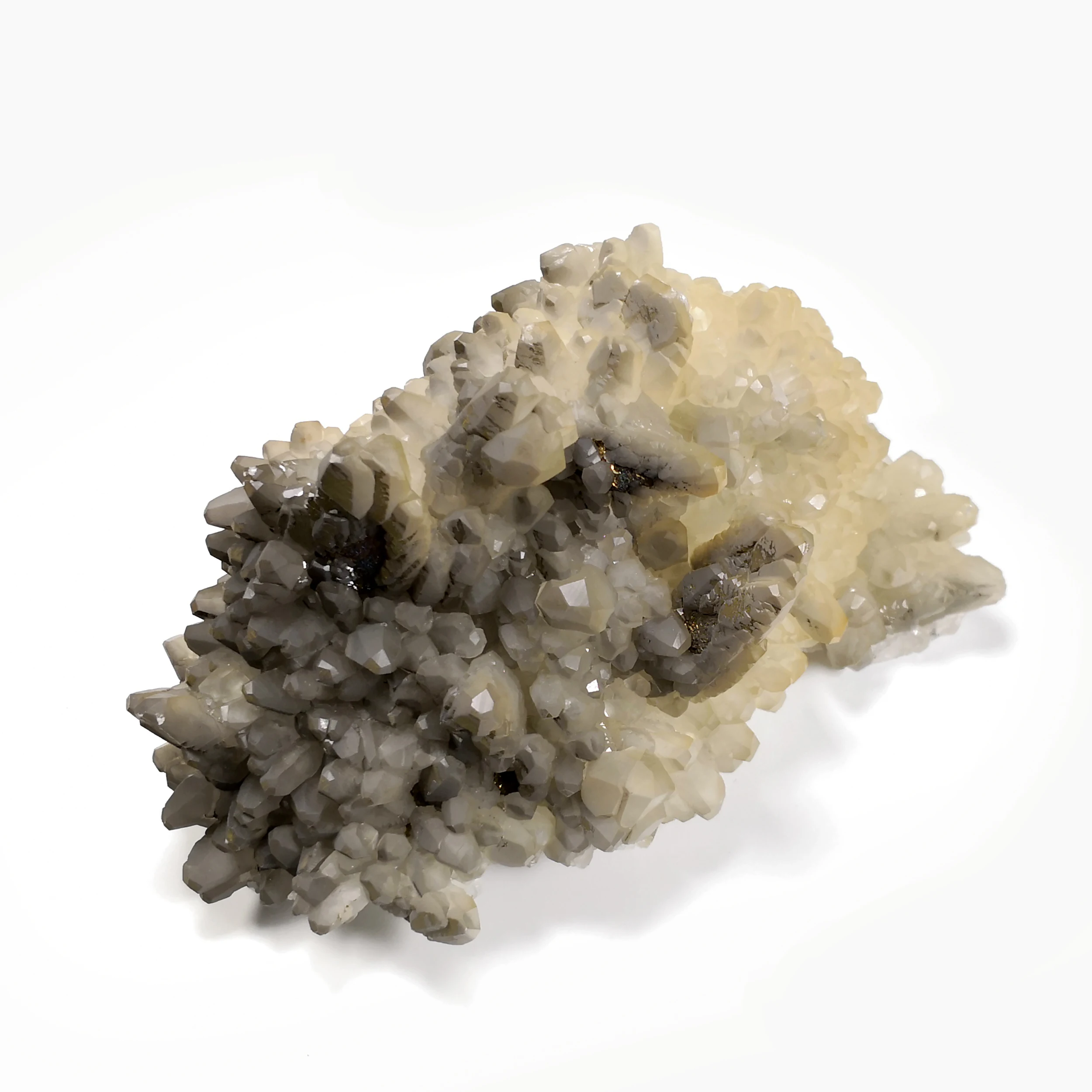 

1320g NATURAL Stones and Minerals Calcite pyrite crystal specimens C2-23