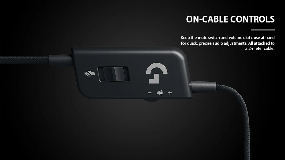 Логитек G231 PRODIGY Стерео Игровые наушники с шумоподавлением микрофон вкл-кабель 3,5 мм наушники совместимы с Xbox One PS4