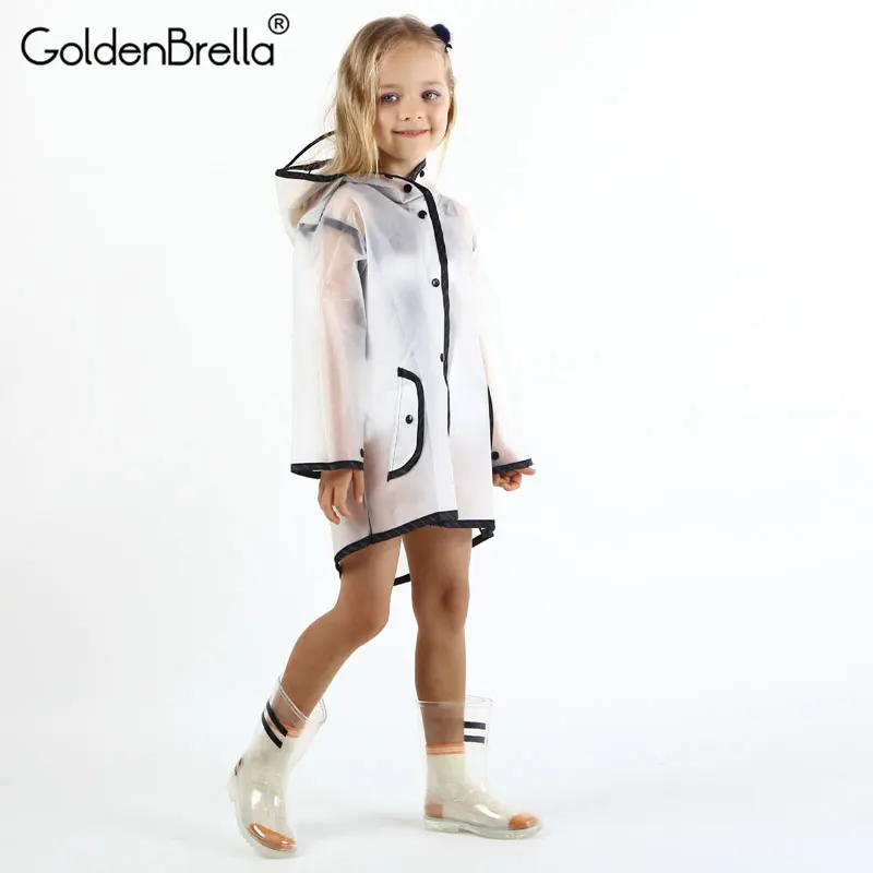 

New Waterproof EVA Rain Coat Boy Children's Raincoat Girls Windproof Poncho Kindergarten Kids Baby Rainwear Rainsuit