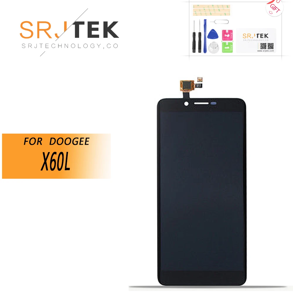 5 '&#x271280X640 P Для DOOGEE X60L ЖК-дисплей + сенсорный экран ЖК-дигитайзер замена панели