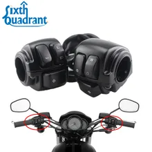 Черный переключатель контроллер и жгут проводов для Harley Davidson Sportster Dyna Softail V-ROD