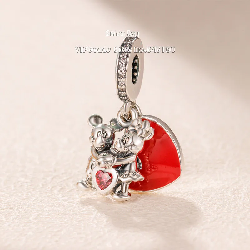 DIY797769CZR  (2Mouse Mickey Minnie With Love Charm)