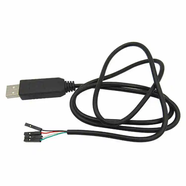 TAOHOU PL2303HX USB To TTL Cable RS232 Module USB Converter Serial Adapter Cable Black 
